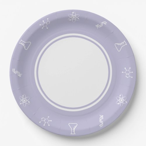 Attractive Forces in Lavender Paper Plate