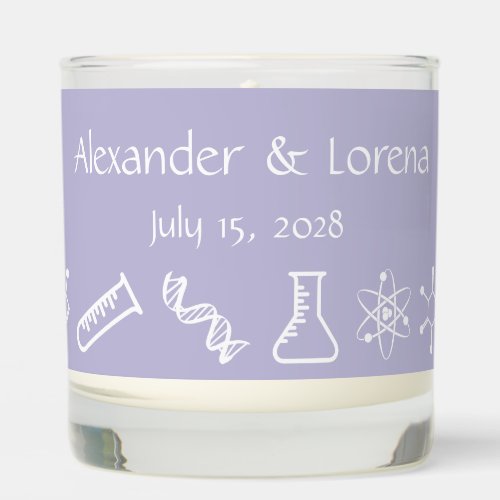 Attractive Forces in Lavender Scented Candle
