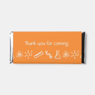 Attractive Forces in Orange Hershey Bar Favors