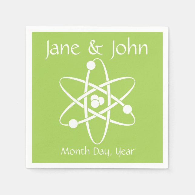 Attractive Forces in Peridot Napkins (Front)