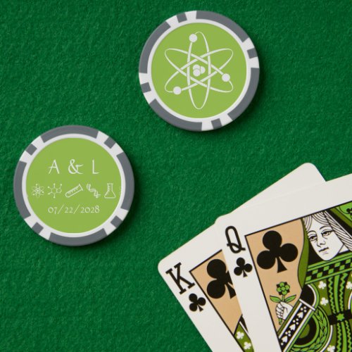 Attractive Forces in Peridot Poker Chips