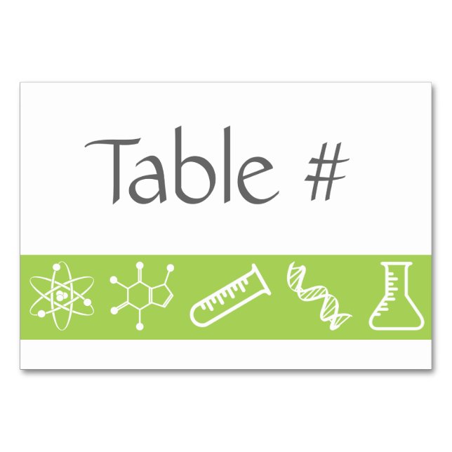 Attractive Forces in Peridot Table Card (Front)