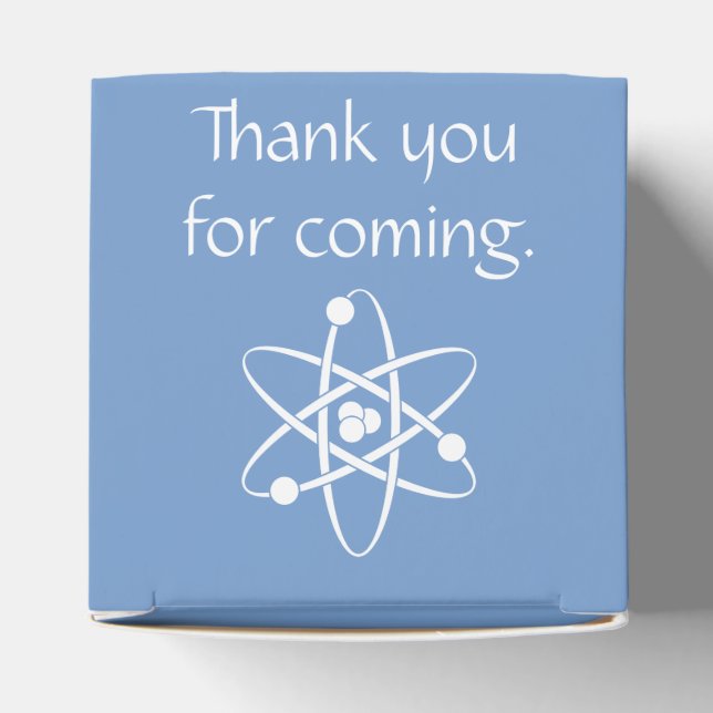 Attractive Forces in Periwinkle Favor Box (Top)