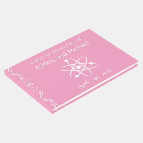 Attractive Forces in Petal Pink Guest Book