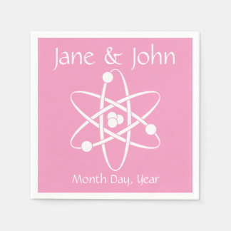 Attractive Forces in Petal Pink Napkins