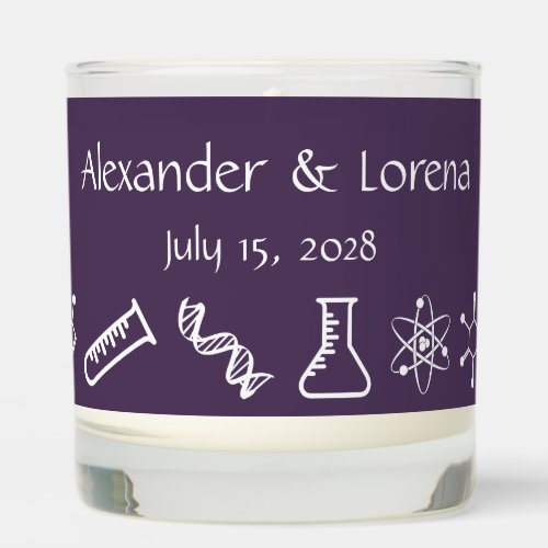 Attractive Forces in Purple Scented Candle