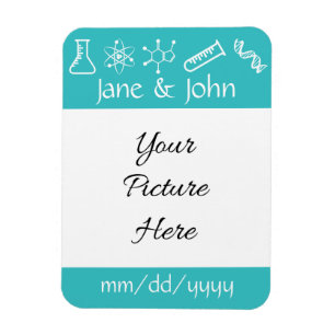 Attractive Forces in Turquoise Reminder Magnet