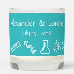 Attractive Forces in Turquoise Scented Candle