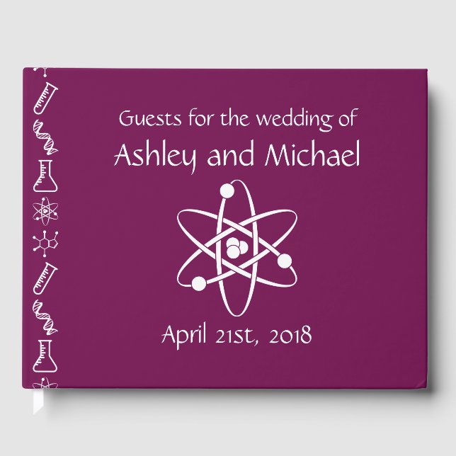 Attractive Forces in Wine Guest Book (Front)