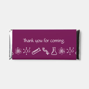 Attractive Forces in Wine Hershey Bar Favors