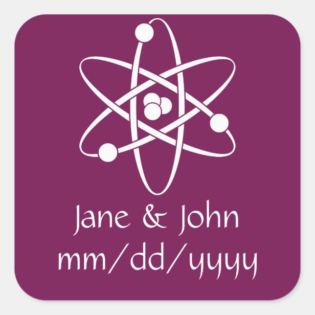 Attractive Forces in Wine Sticker (Front)