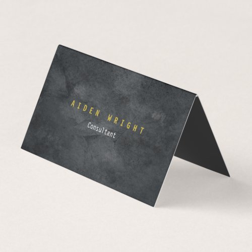 Attractive Grey Gold Color Modern Minimalist Business Card