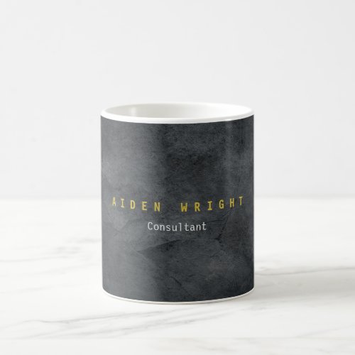 Attractive Grey Gold Color Modern Minimalist Coffee Mug