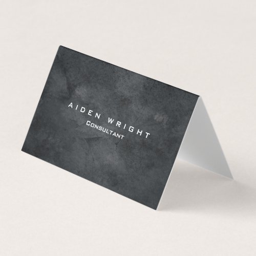 Attractive Grey Stylish Modern Minimalist Business Card