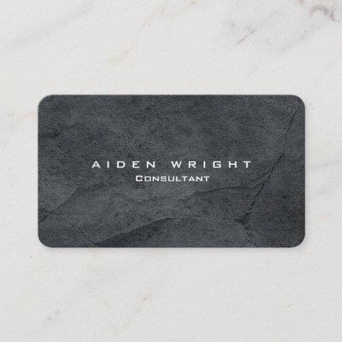 Attractive Grey Stylish Modern Minimalist Business Card