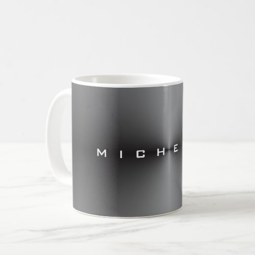 Attractive Metallic Grey Stylish Modern Minimalist Coffee Mug
