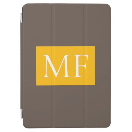 Attractive Monogram Modern Minimalist iPad Air Cover