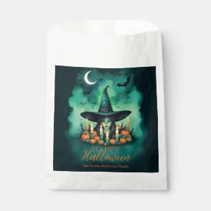 Attractive & Mystical Halloween Witch Conjures Favor Bag
