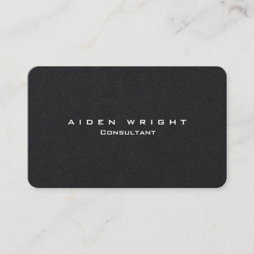 Attractive Premium Black Stylish Modern Minimalist Business Card
