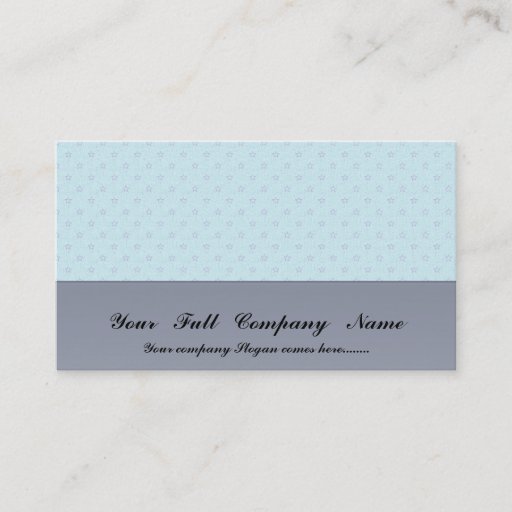 Customizable Attractive purple stars on rough sky blue surface business card