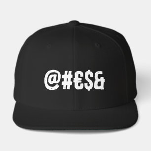 Attractive random lettering Black and white modern Visor