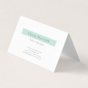 Attractive Simple Black White Premium Pearl Business Card