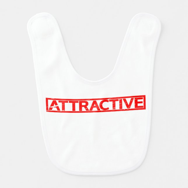 Attractive Stamp Baby Bib (Front)