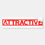 Attractive Stamp Bumper Sticker