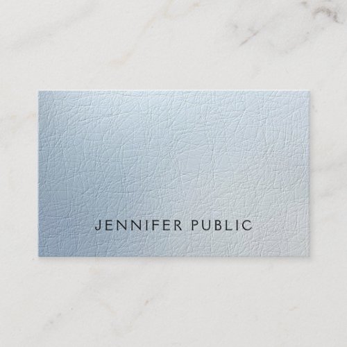 Attractive Texture Look Glam Modern Plain Luxury Business Card