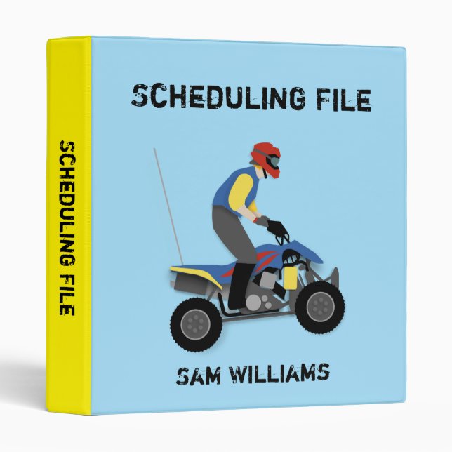 ATV 3 RING BINDER (Front/Spine)