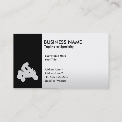 atv business card template