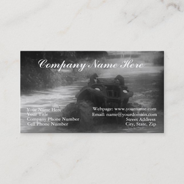 ATV Business Cards (Front)