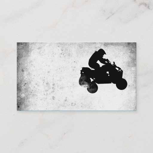 Customizable atv : dirt trail business card templates