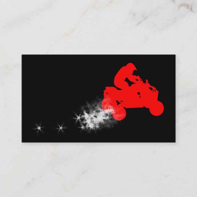 atv : dirt trail business card (Front)