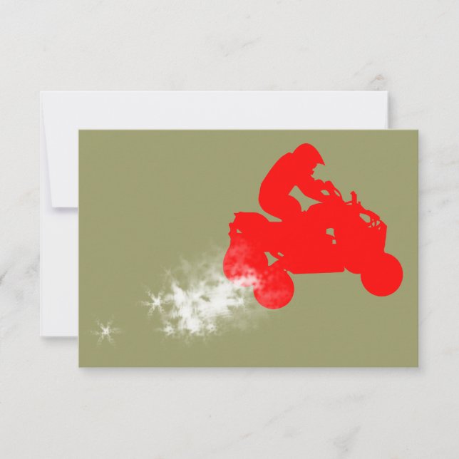 atv : dirt trail invitation (Front)