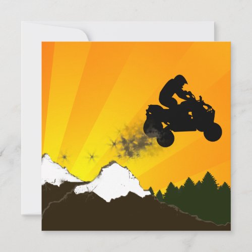 atv  dirt trail invitation