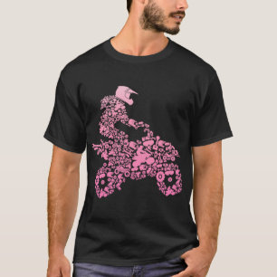 ATV Girl Quad Bike 4 Wheeler Funny Quad for Women  T-Shirt