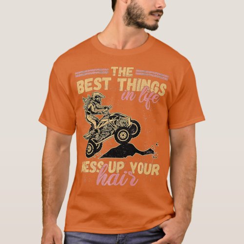 ATV Girl Quad Bike Riding Extreme Adventure Sports T_Shirt