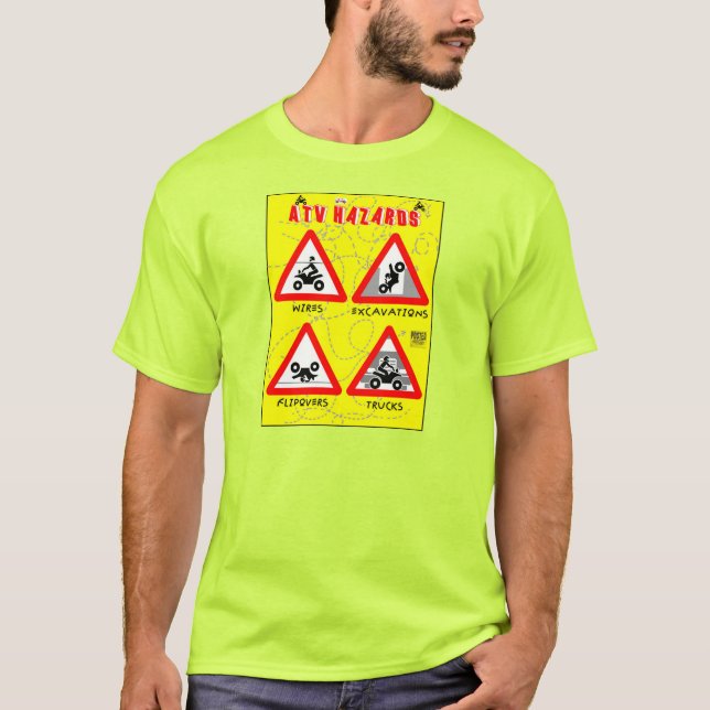 ATV Hazards T-Shirt (Front)