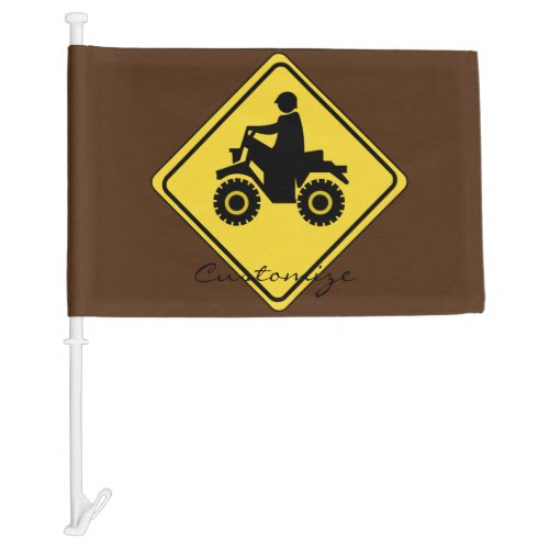 ATV Mudding Sign Thunder_Cove Car Flag