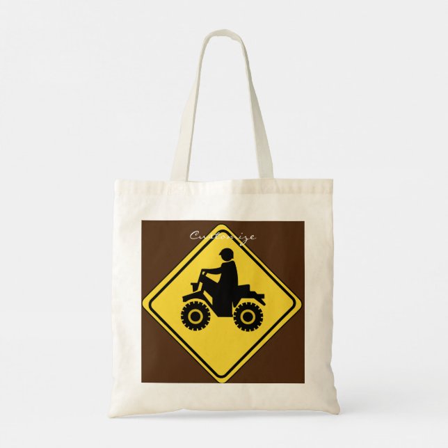 ATV Mudding Sign Thunder_Cove Tote Bag (Back)