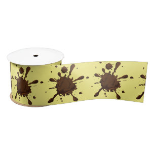 ATV Mudding SplatsThunder_Cove Satin Ribbon