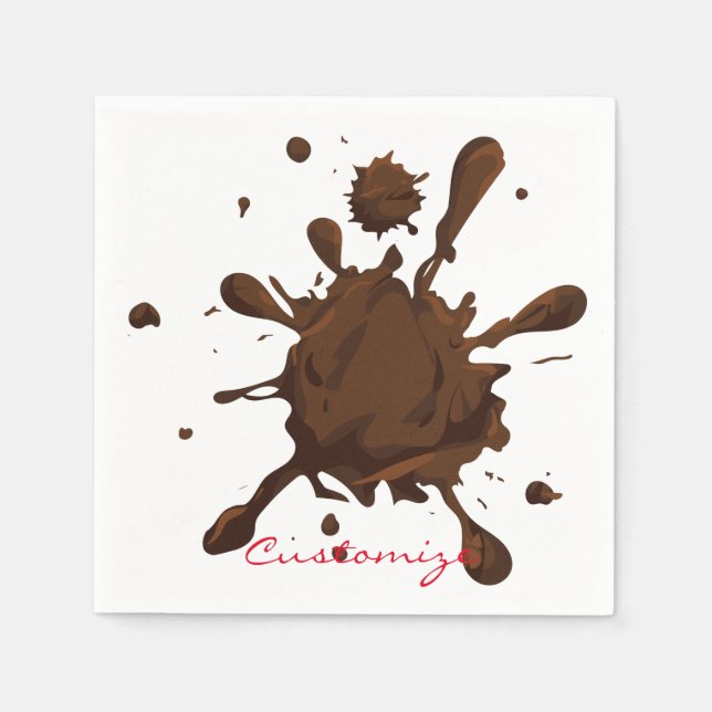 ATV Mudding SplatThunder_Cove Napkins (Front)