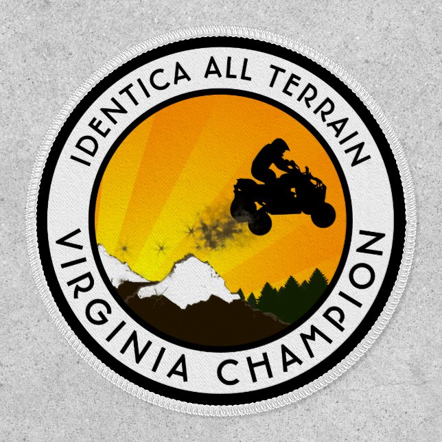 ATV powder trail club patch with location (Front)