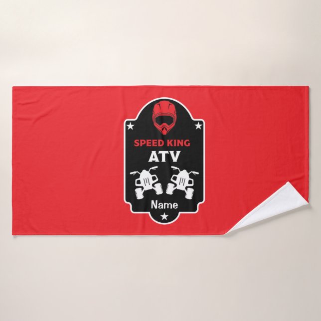 Atv quad adventures   bath towel (Bath Towel)