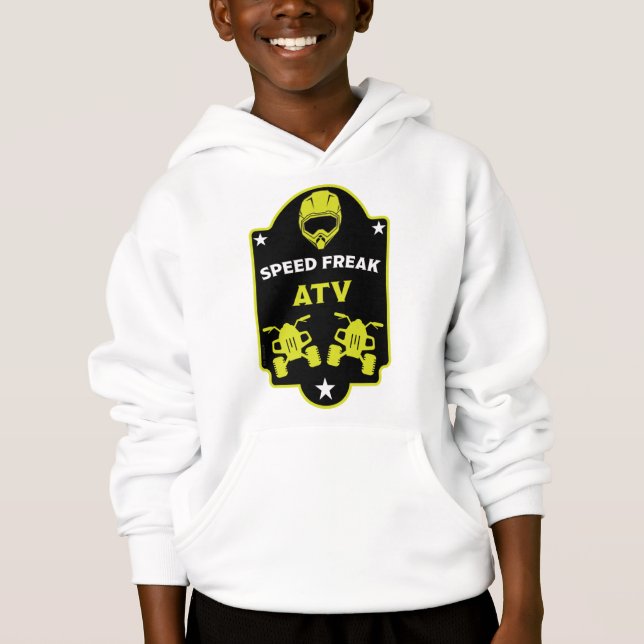 Atv quad adventures   hoodie (Front)