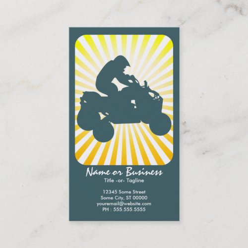 atv : retro rays : business cards