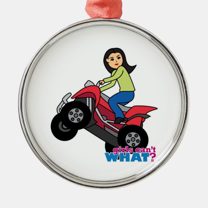 ATV Rider   Medium Christmas Tree Ornaments