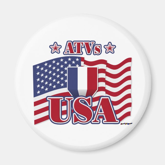 ATVs USA Magnet (Front)