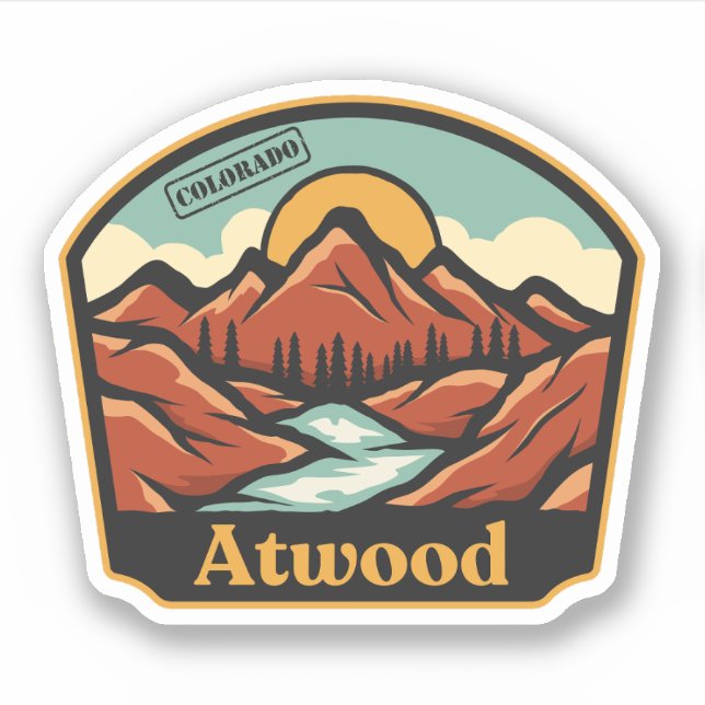 Atwood, Colorado Sticker (Front)